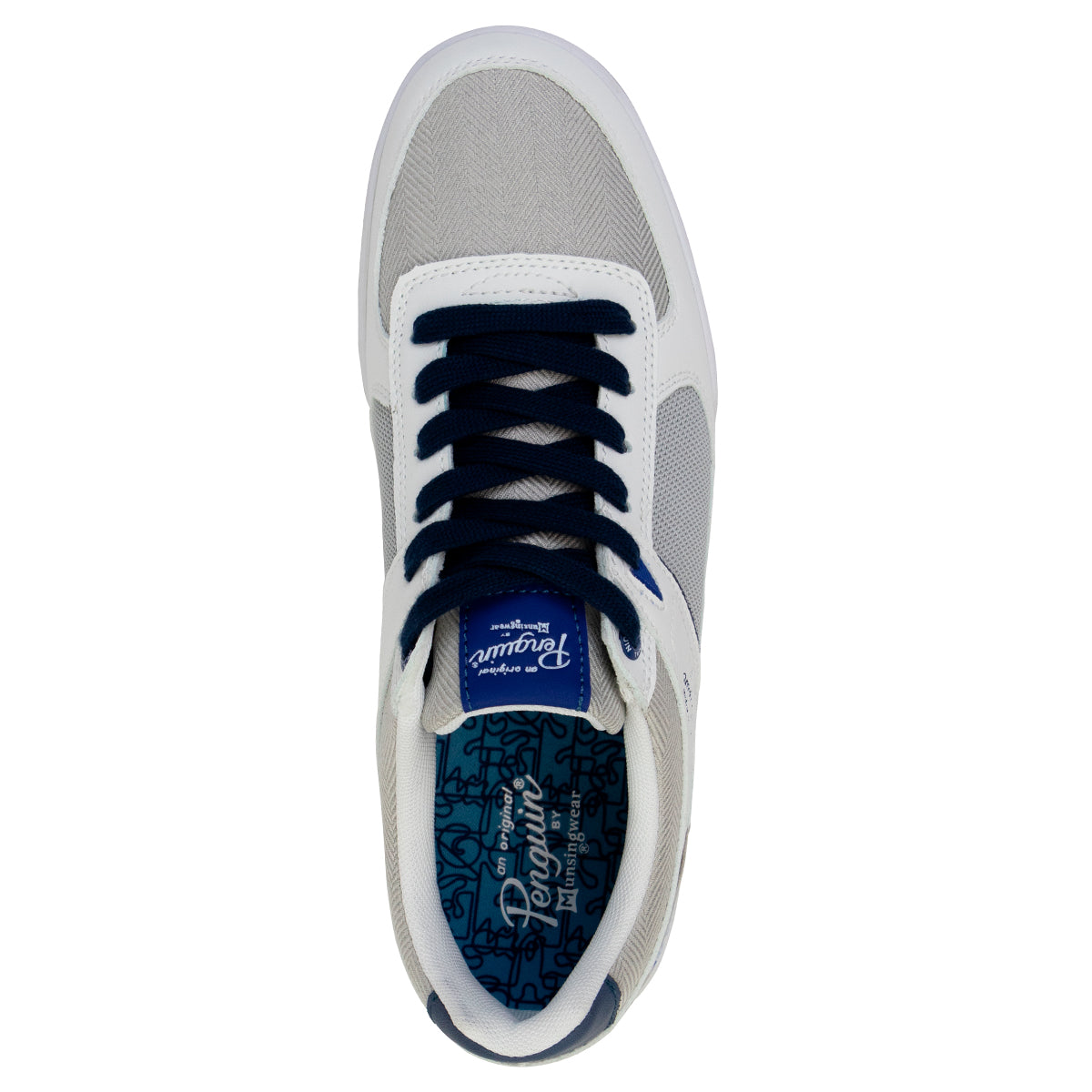 Tenis Style Hank Blanco Con Azul