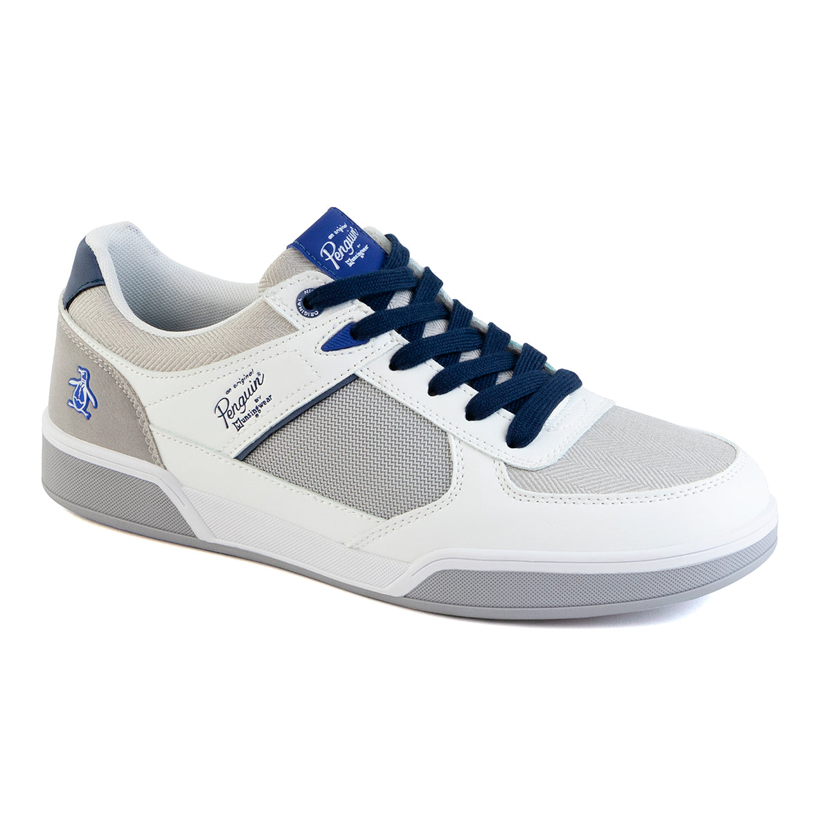 Tenis Style Hank Blanco Con Azul