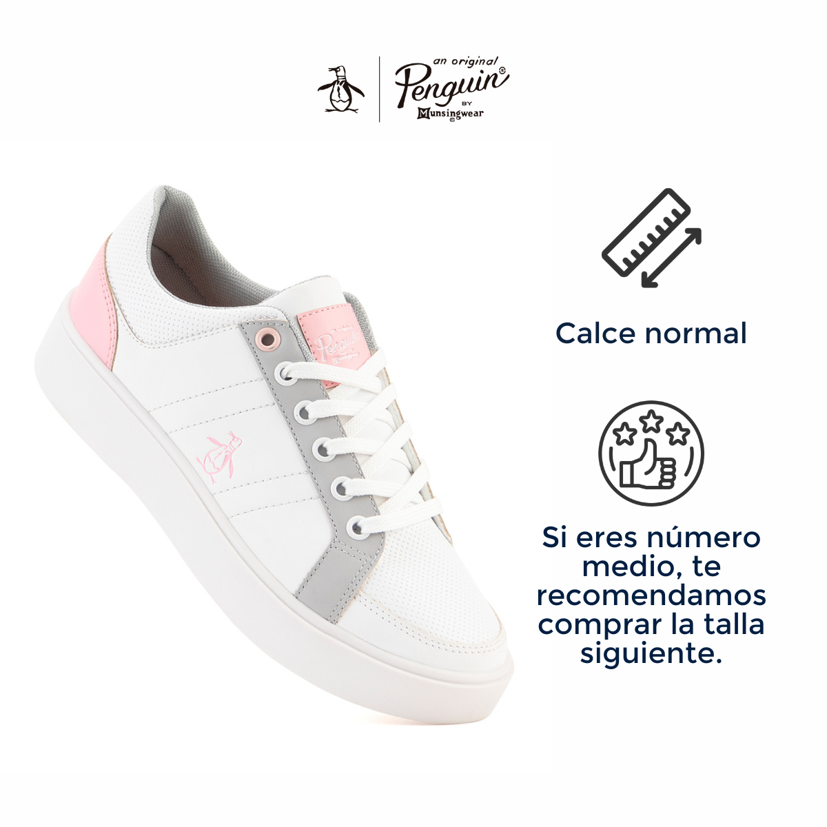 Tenis Style Lissa Blanco-Gris