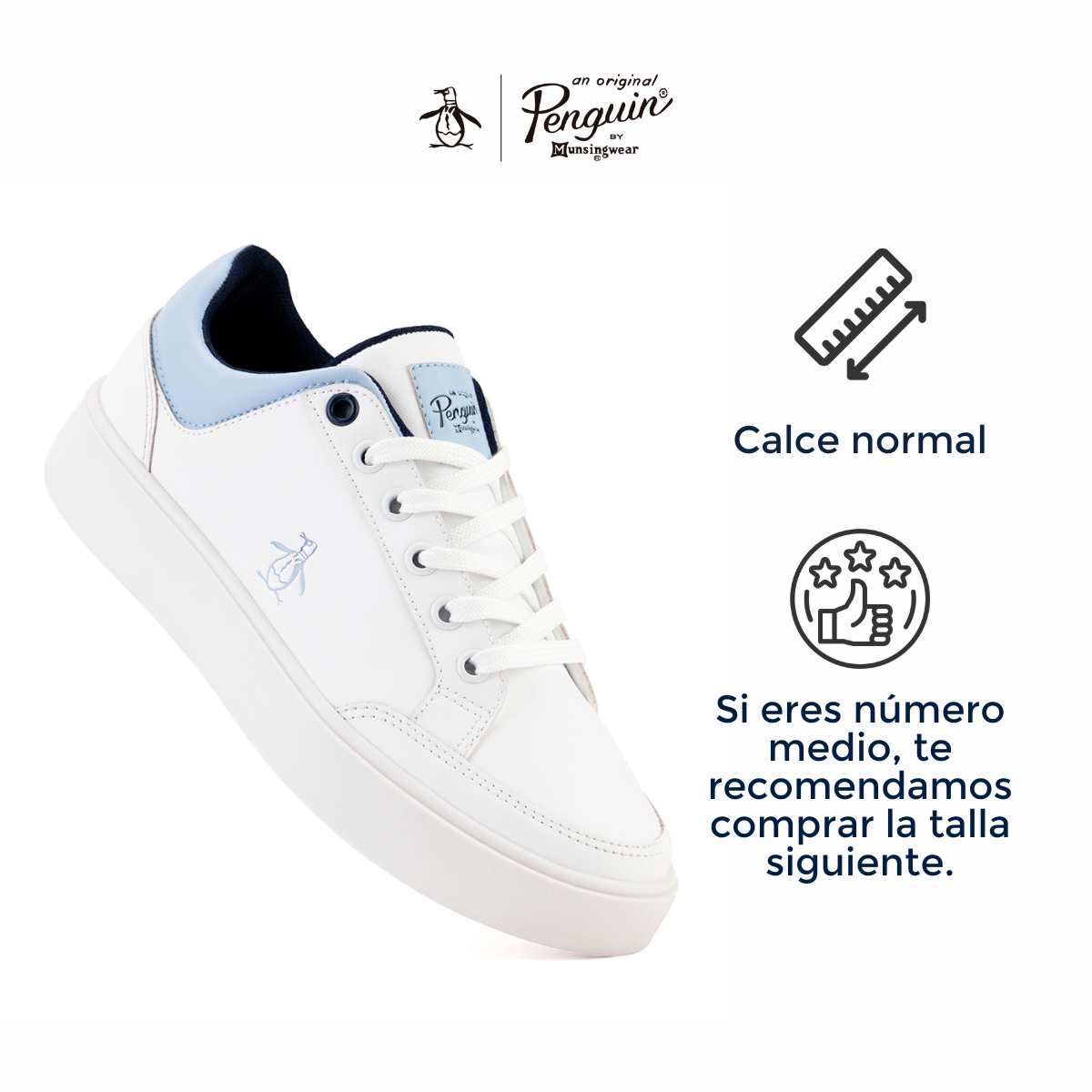 Tenis Style Janny Blanco Azul