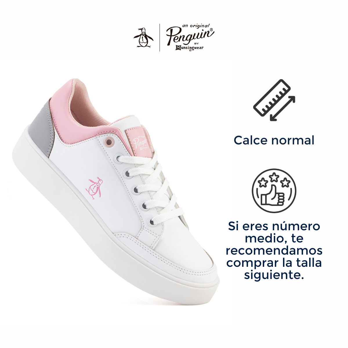 Tenis Style Janny Blanco-Rosa